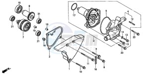 VT1100C2 drawing WATER PUMP