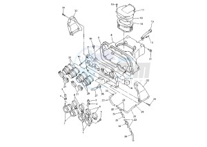 FZS FAZER (FZS600S) 600 drawing INTAKE