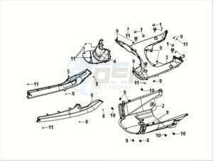 E-FIDDLE (EK4LW2-EU) (M2) drawing INNER FENDER FLOOR PANEL CENTER COVER