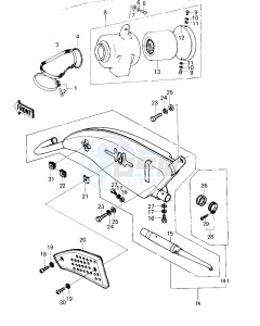 KM 100 A (A1 till A7) drawing AIR CLEANER_MUFFLER -- KM100-A6_A7- -