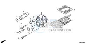 TRX500FM5G TRX500FM Australia - (U) drawing OIL PUMP