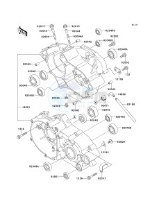 KX 80 W [KX80] (W1-W3) [KX80] drawing CRANKCASE