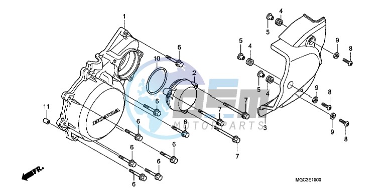 LEFT CRANKCASE COVER