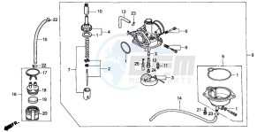 SH50D SCOOPY drawing CARBURETOR