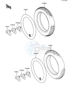 KZ 440 G (G1) drawing TIRES