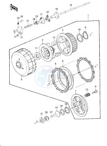 KZ 1300 B [B2] drawing CLUTCH