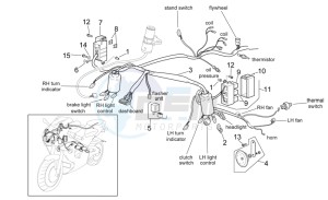 RSV 2 1000 drawing Front electrical system