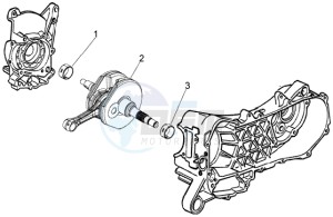 LX 50 4T U.S.A. drawing Crankshaft