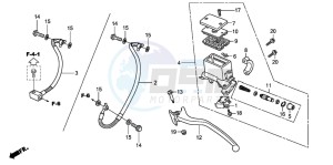 SH300R drawing RR. BRAKE MASTER CYLINDER