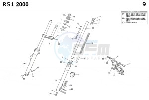 RS1 CASTROL 50 drawing SUSPENSION