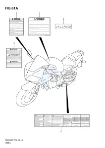 SV650 (E2) drawing LABEL (MODEL L0)