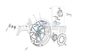 GP1 LOW SEAT - 250 CC VTHPT1B1A EU3 drawing REAR WHEEL