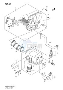 AN650 drawing AIR CLEANER