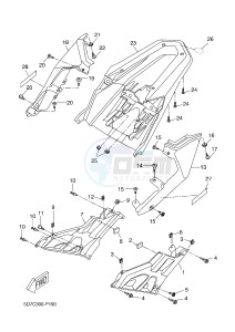 MT125 MT-125 (BR33 BR33 BR33 BR33 BR33) drawing SIDE COVER