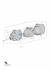 YZF600 YZF-R6 RaceBASE (BN6P) drawing METER