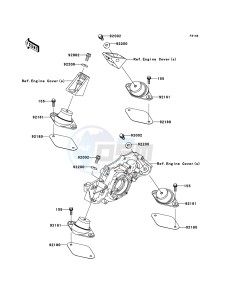 JET SKI ULTRA LX JT1500C8F EU drawing Engine Mount