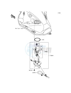 Z800 ZR800ADS FR GB XX (EU ME A(FRICA) drawing Fuel Pump