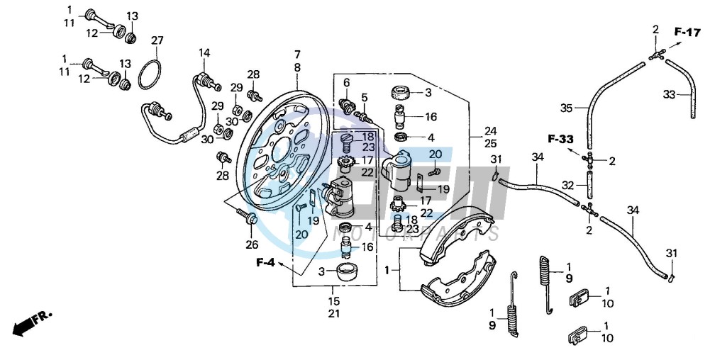 FRONT BRAKE PANEL