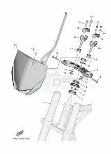 YZ65 (BR86) drawing STEERING