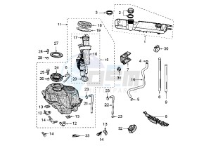 JET FORCE - 125 cc drawing FUEL TANK