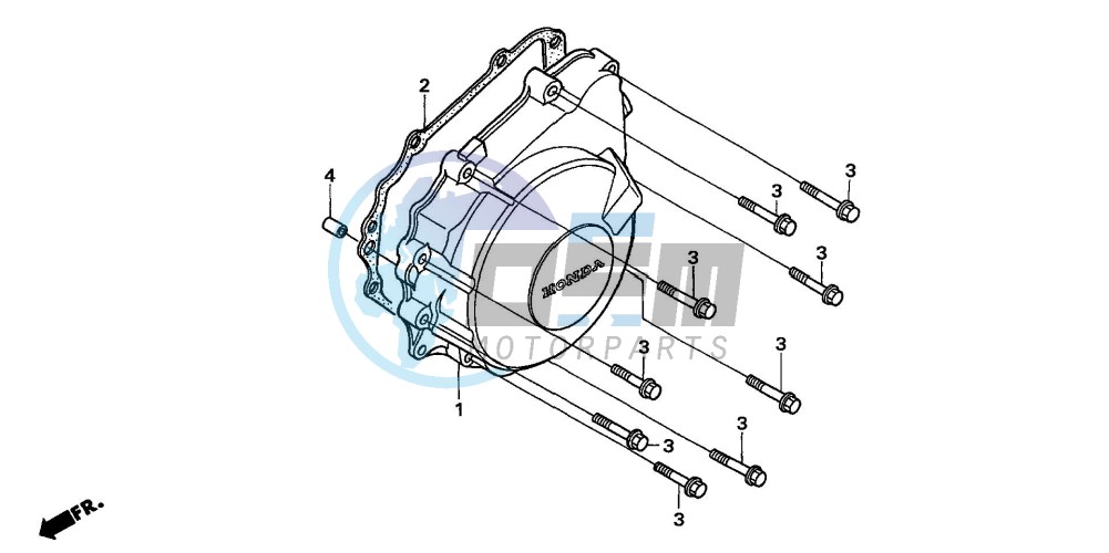 GENERATOR COVER (CBF600S6/SA6/N6/NA6)