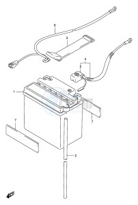 LT-F250 (E24) drawing BATTERY