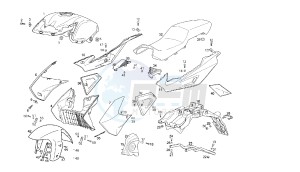 MULHACEN - 125 CC VTHMS1A1A 4T EU3 drawing FAIRINGS MY08-09