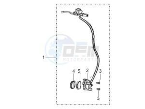 STX 150 drawing Front brake assembly