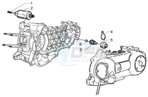 Liberty 125 la poste drawing Electric starter