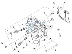 LX 150 4T drawing Head unit - Valve