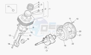 California 1100 Vintage Classic-Touring drawing Crankshaft - piston