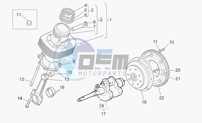 Crankshaft - piston