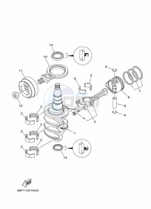 F25DMHL drawing CRANKSHAFT--PISTON