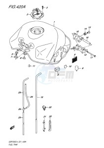 GSR750Z EU drawing FUEL TANK