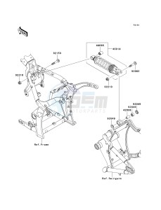 VN 2000 A [VULCAN 2000] (A6F-A7F) A7F drawing SUSPENSION_SHOCK ABSORBER