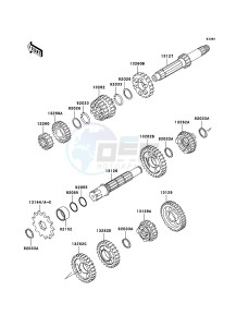 KX85 / KX85 II KX85B9F EU drawing Transmission