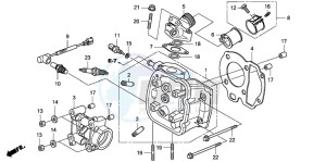 NHX110WH drawing CYLINDER HEAD