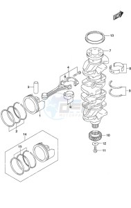 DF 175A drawing Crankshaft