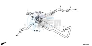 VT750C2SE Shadow - VT750C2S-E UK - (E) drawing AIR INJECTION VALVE (VT750CS/ C2B/ C2S/ C)