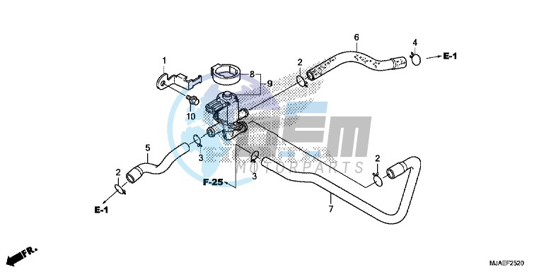 AIR INJECTION VALVE (VT750CS/ C2B/ C2S/ C)