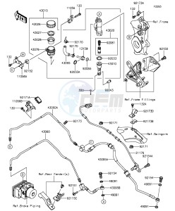 NINJA ZX-10R ABS ZX1000SGFA XX (EU ME A(FRICA) drawing Rear Master Cylinder