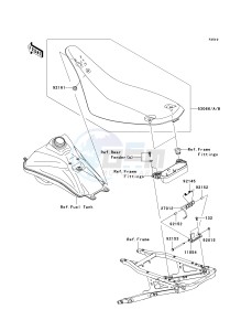 KSF 450 B [KFX450R MONSTER ENERGY] (B8F-B9FB) B8FA drawing SEAT