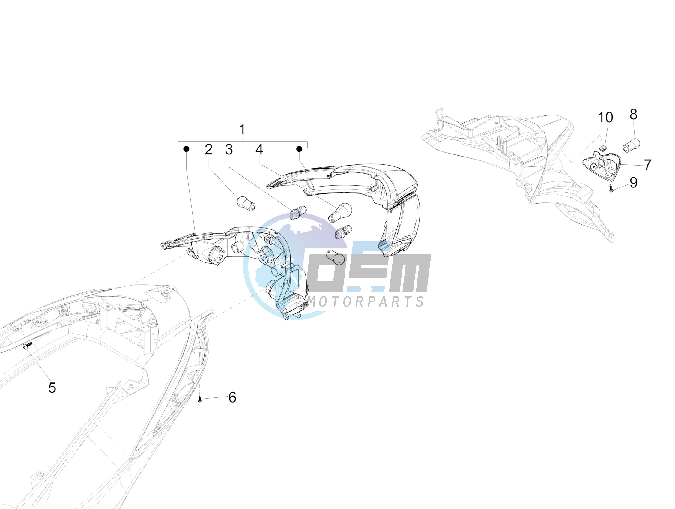 Rear headlamps - Turn signal lamps