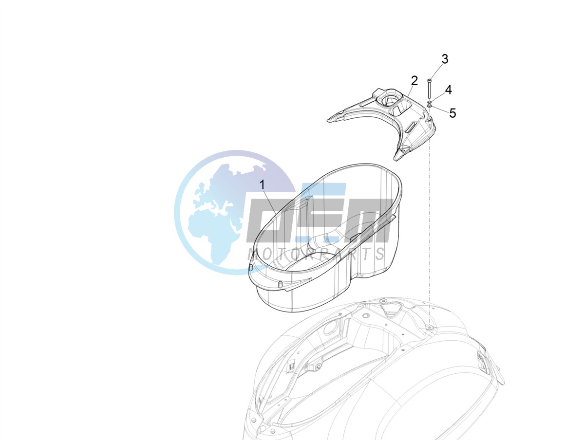 Helmet housing - Undersaddle