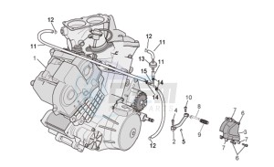 RSV 1000 Tuono drawing Engine