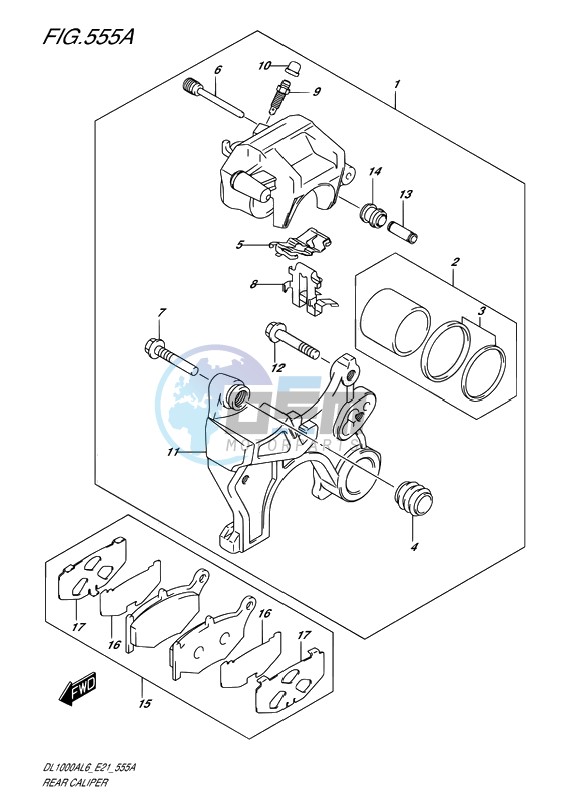 REAR CALIPER