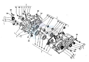 W8 125 drawing CRANKCASE