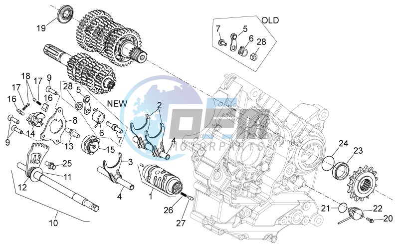 Gear box selector