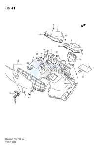 AN400 (E3-E28) Burgman drawing FRONT BOX