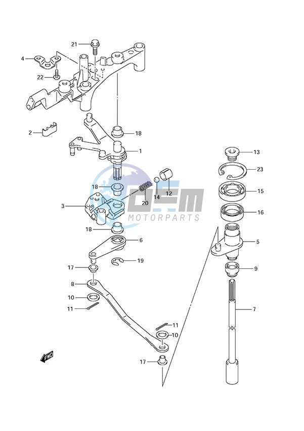 Clutch Shaft (DF 250S)